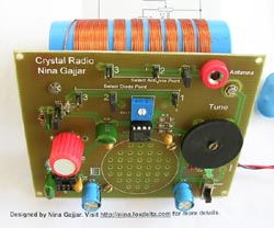 Crystal Radio Kit by Nina Gajjar